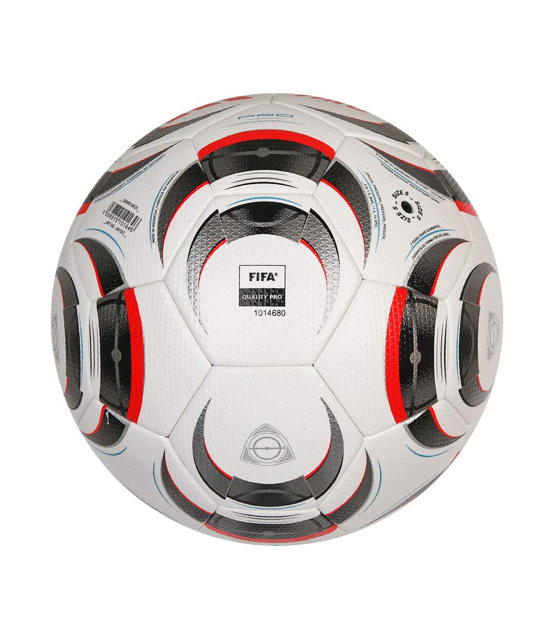 Ballon De Foot Motif/style Imprimé Tiro Pro Taille 5 Blanc Adidas-3