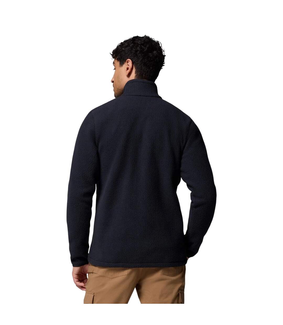 Mens Jasper Ridge Fleece Jacket Black Columbia-3