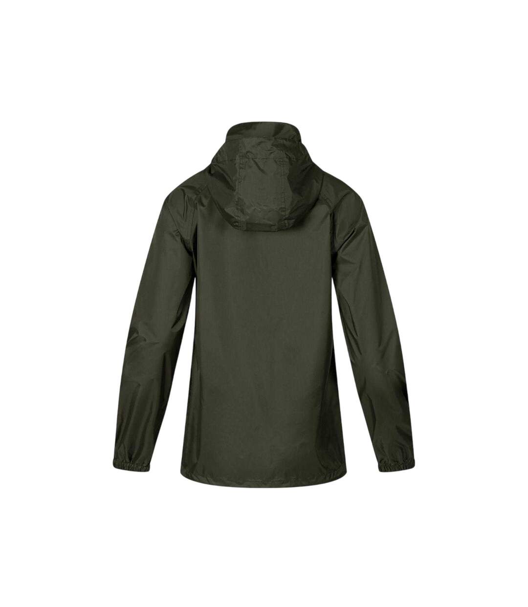 Veste Imperméable Motif/style Uni Femme Vert Kaki Respect-3
