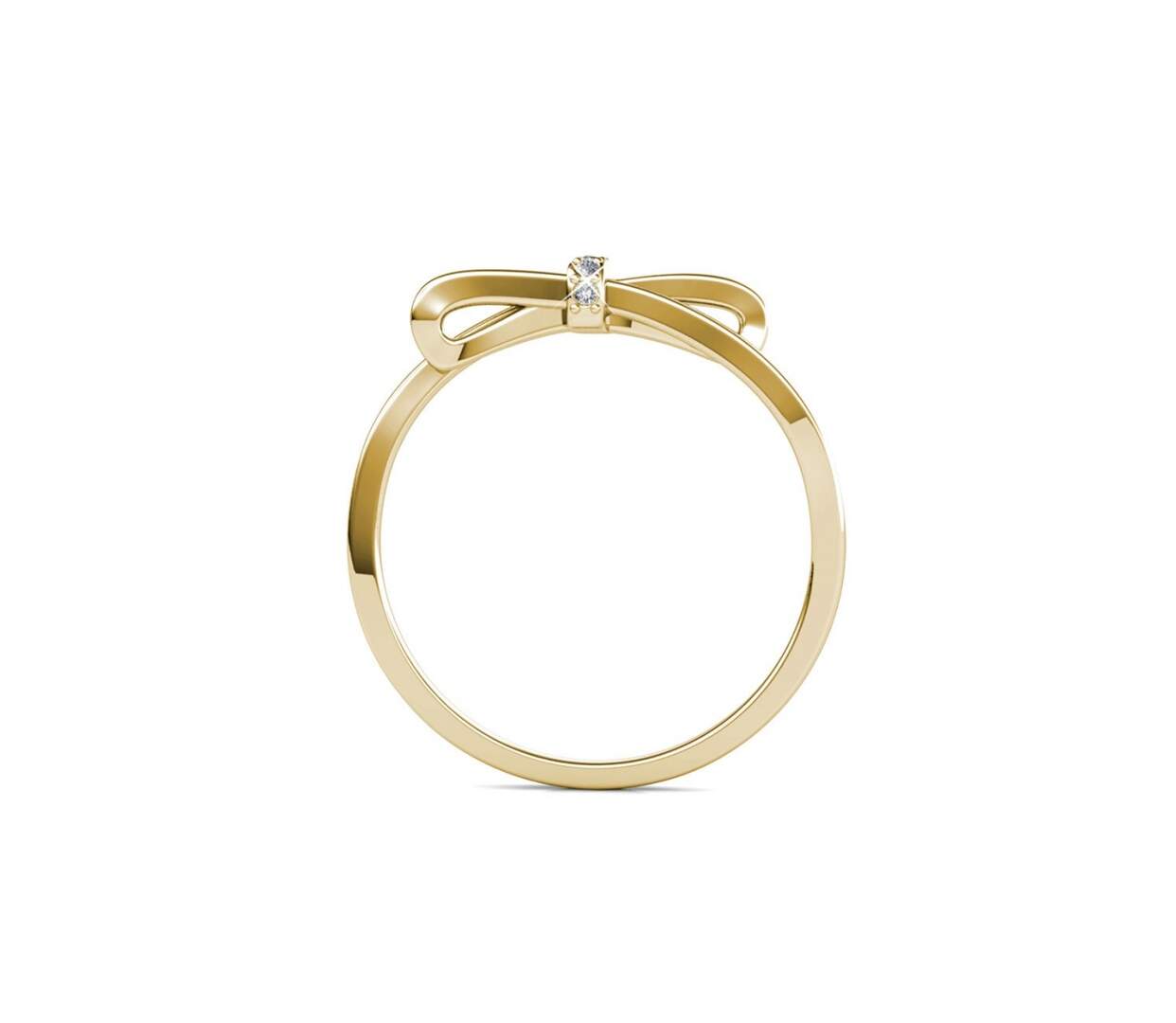 Bague Luminous Bow, Cristal d'Autriche-5