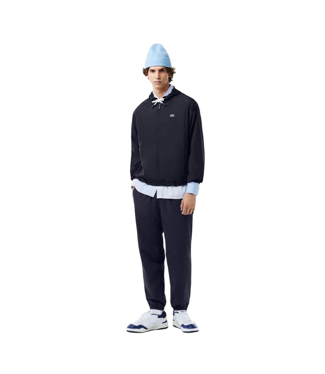 Sweat À Capuche Homme Bleu Marine Lacoste-1