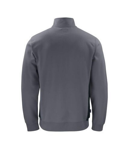Projob Mens Half Zip Sweatshirt (Gray) - UTUB781