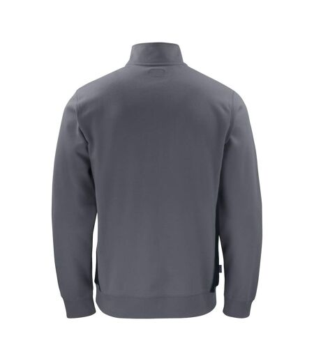 Projob Mens Half Zip Sweatshirt (Gray) - UTUB781
