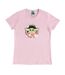 Womens/ladies Grogu Puff Print Fitted T-shirt Pink Star Wars The Mandalorian-1