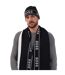 Ensemble Bonnet Et Écharpe Motif/style Logo Répété Homme Taille Unique Noir Boss-3