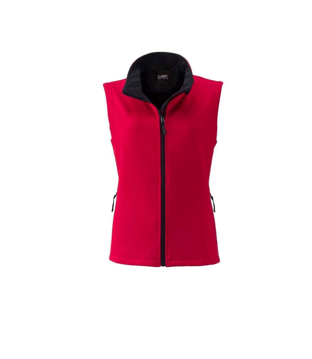 Gilet sans manches micropolaire softshell - JN1127 - rouge - Femme