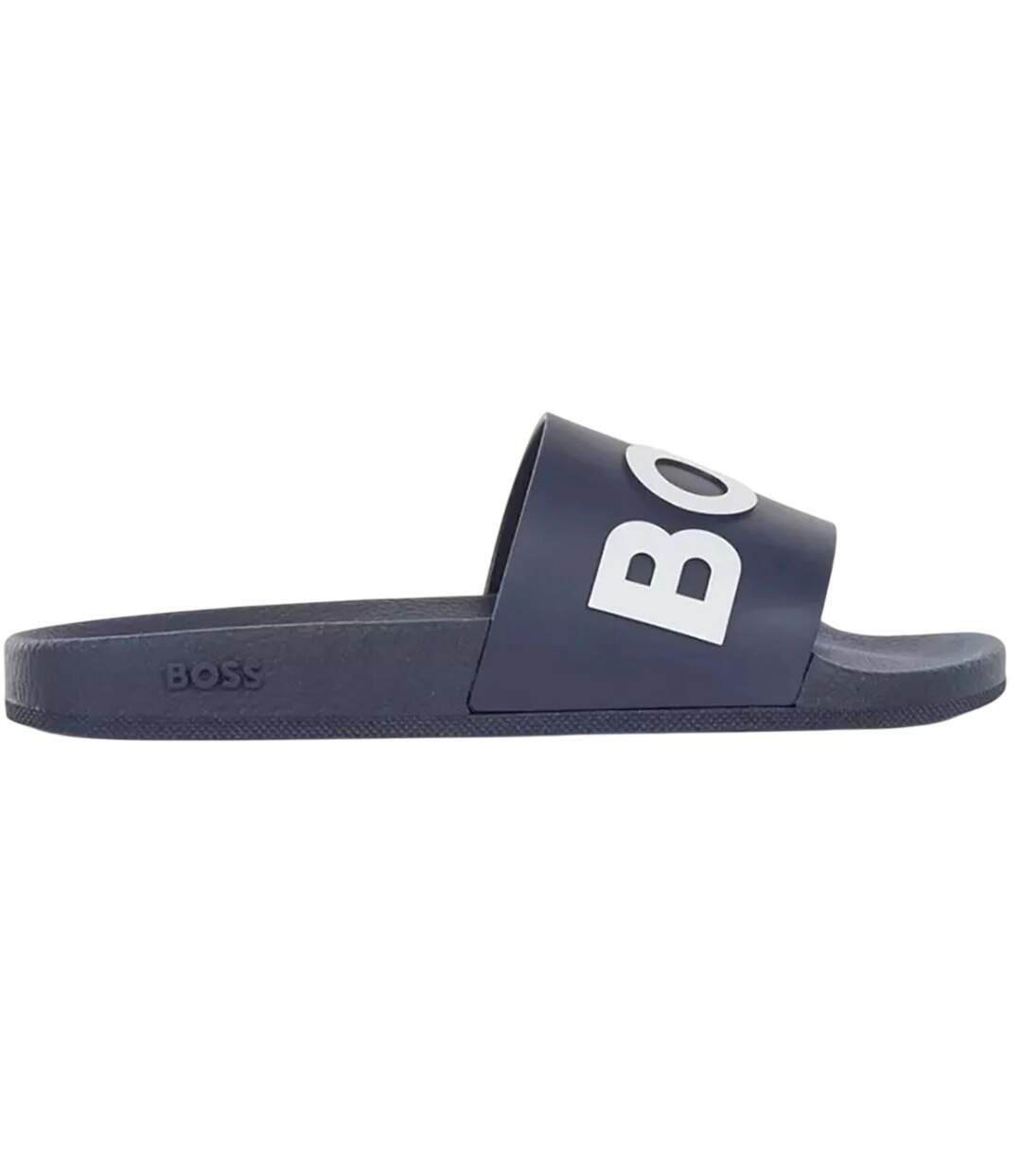 Claquettes Motif/style Logo Homme Bleu Foncé Boss-4