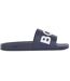 Claquettes Motif/style Logo Homme Bleu Foncé Boss-4