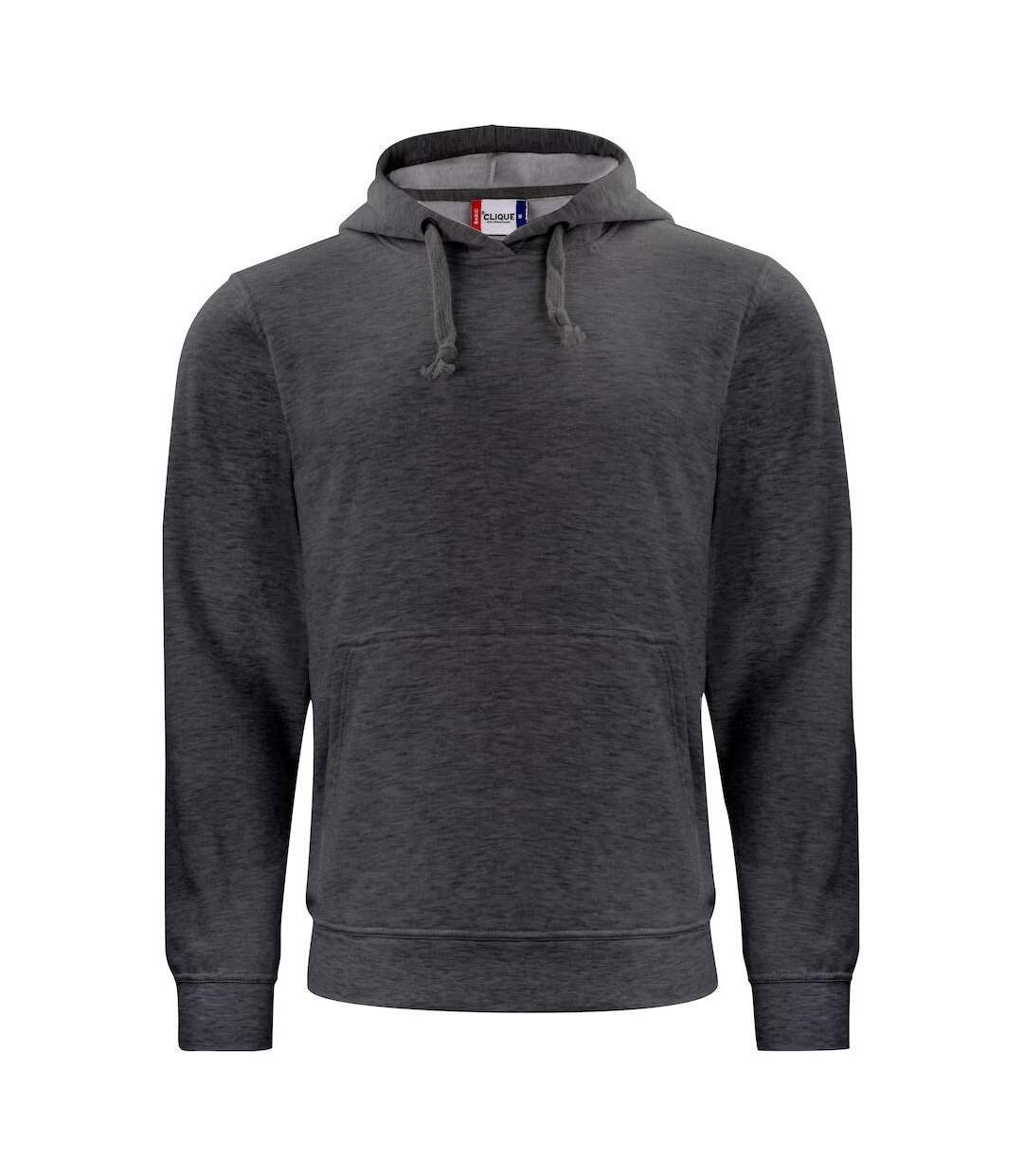 Unisex Adult Basic Hoodie Anthracite Melange Clique-1