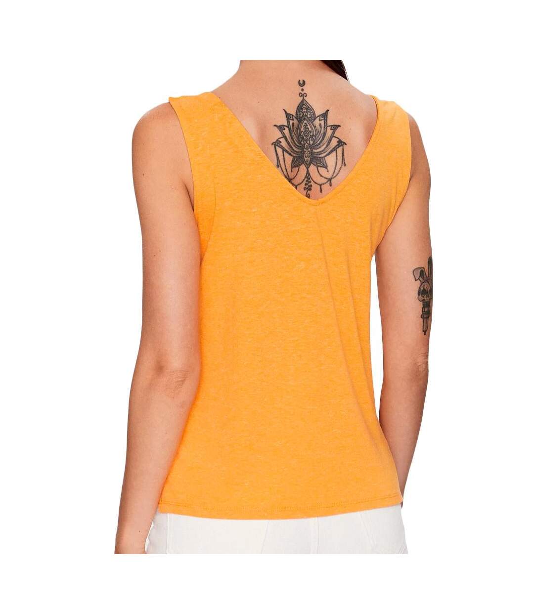 Débardeur Orange Femme Vero Moda Marijune - L-2