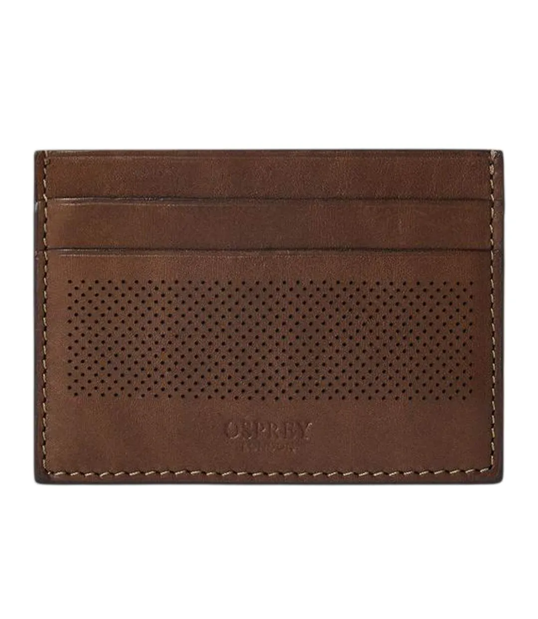 Porte-cartes Motif/style Perforé Arthur Taille Unique Marron Chocolat Osprey-1