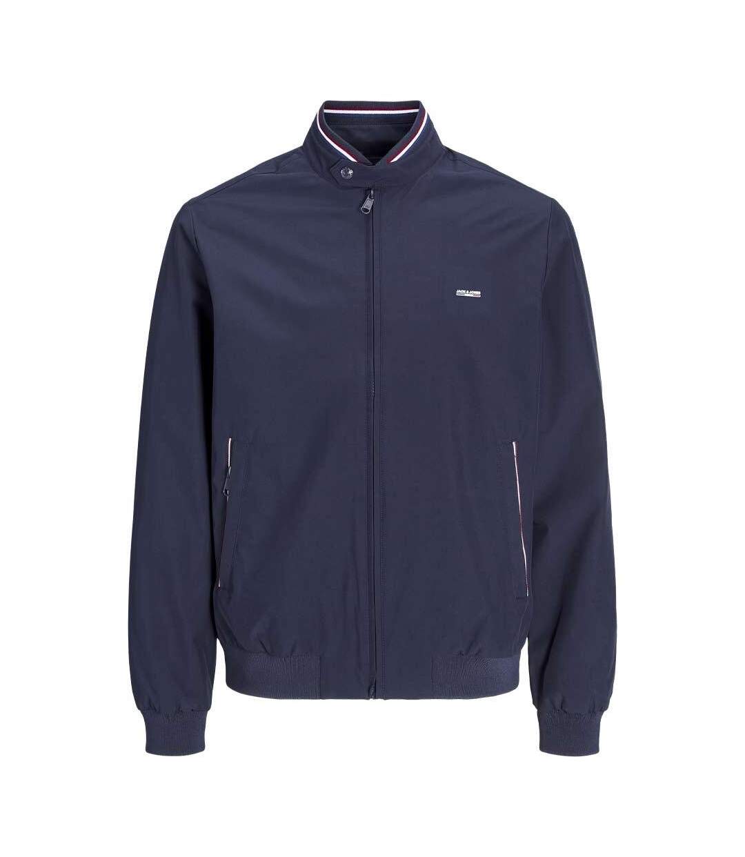 Veste marine jack & jones bomber-3