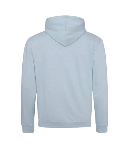 Sweatshirt varsity homme bleu ciel/ blanc Awdis