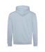 Sweatshirt varsity homme bleu ciel/ blanc Awdis-2