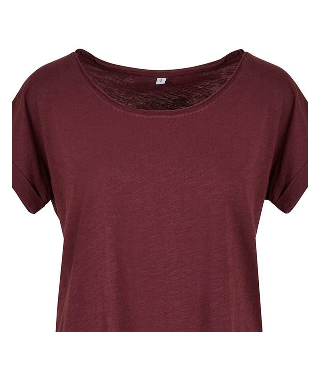 Womens/ladies Slub Long T-shirt Cherry Build Your Brand-2