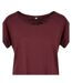 Womens/ladies Slub Long T-shirt Cherry Build Your Brand-2