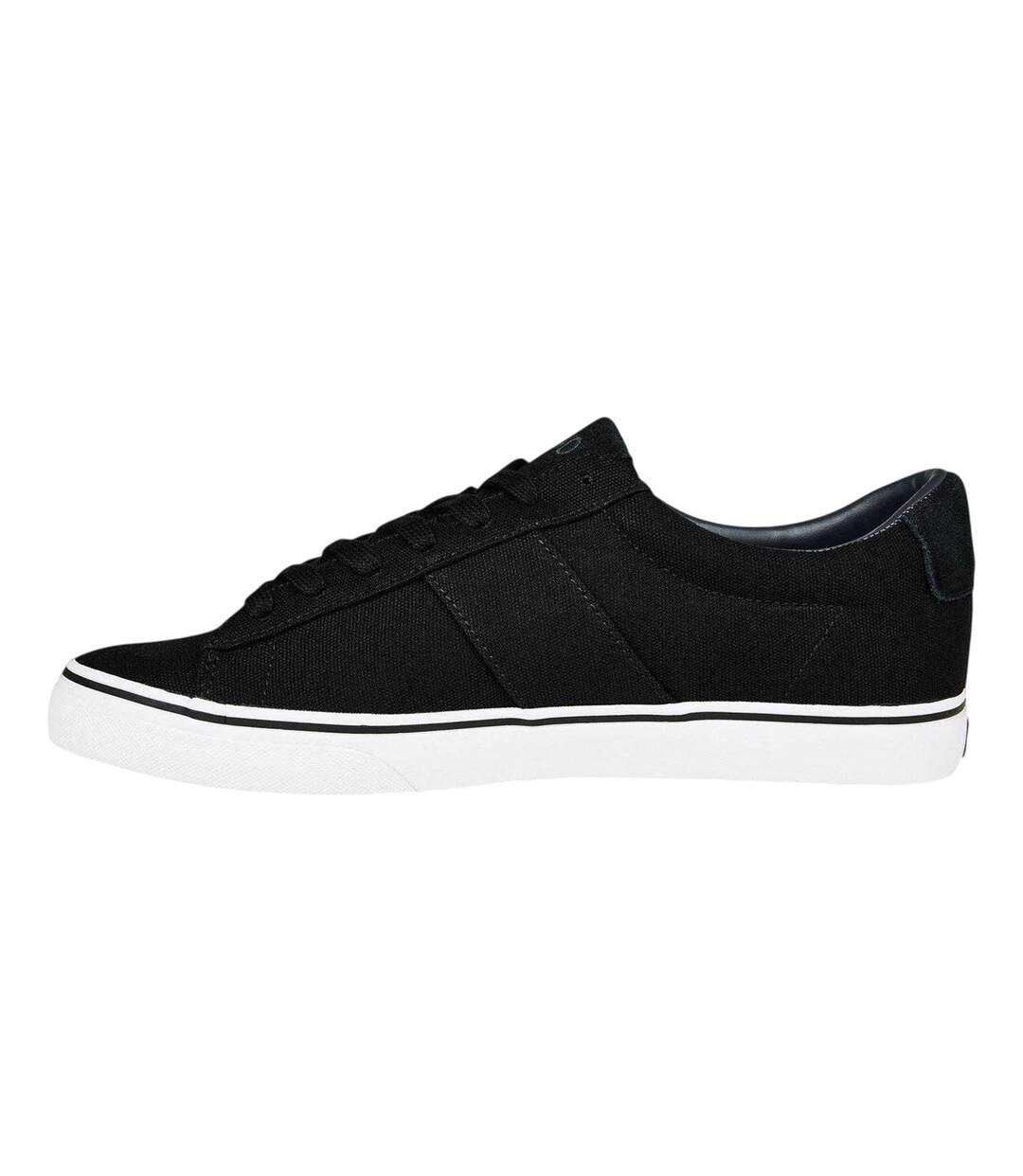Baskets Basses En Toile Sayer Homme Noir Ralph Lauren-3