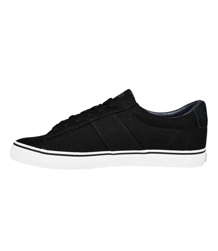 Baskets Basses En Toile Sayer Homme Noir Ralph Lauren