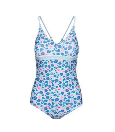 Maillot De Bain 1 Pièce Mimi Femme Bleu Menthe Trespass