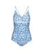 Maillot De Bain 1 Pièce Mimi Femme Bleu Menthe Trespass-1