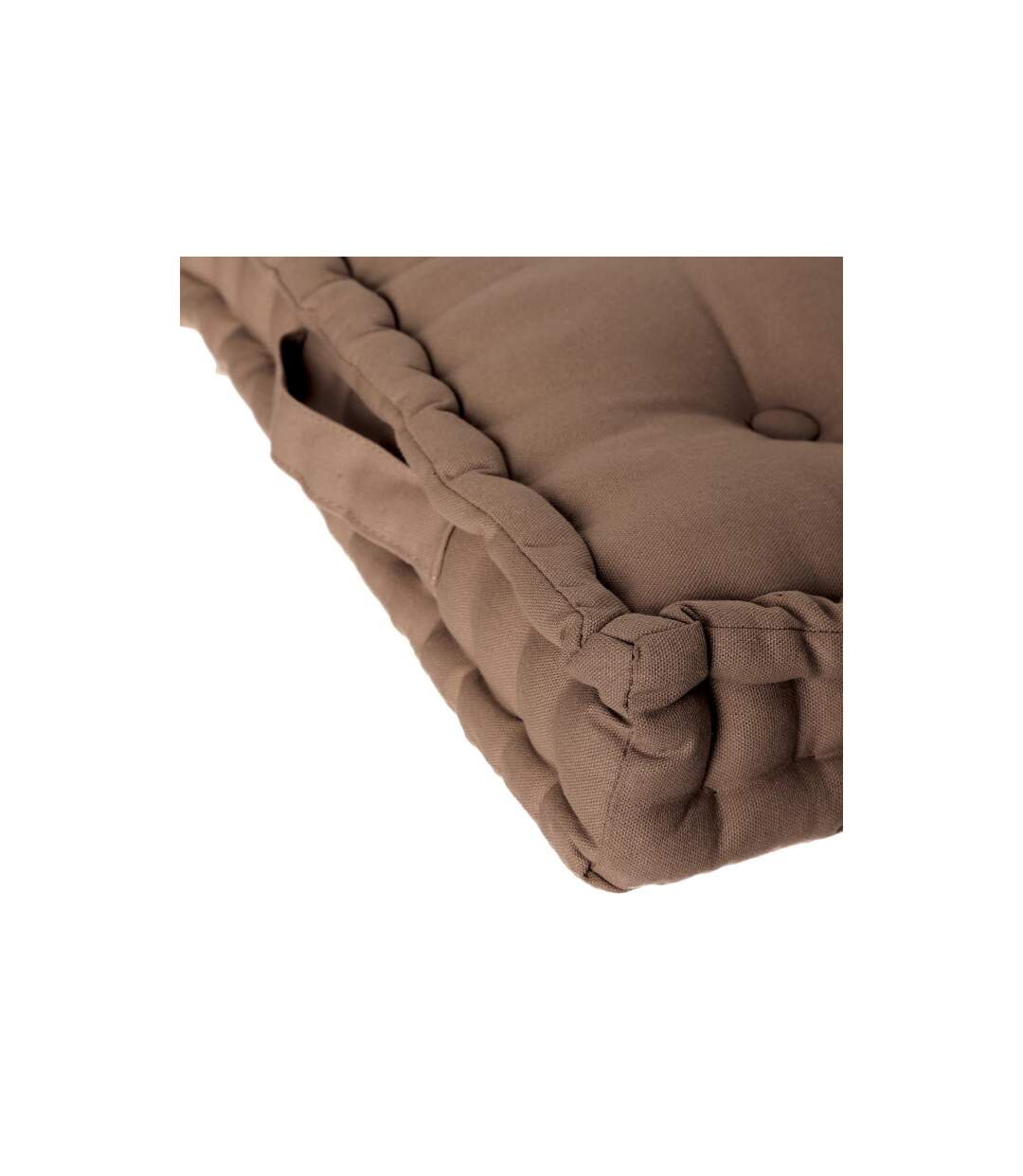 Coussin de Sol Dorian 40x40cm Taupe-4