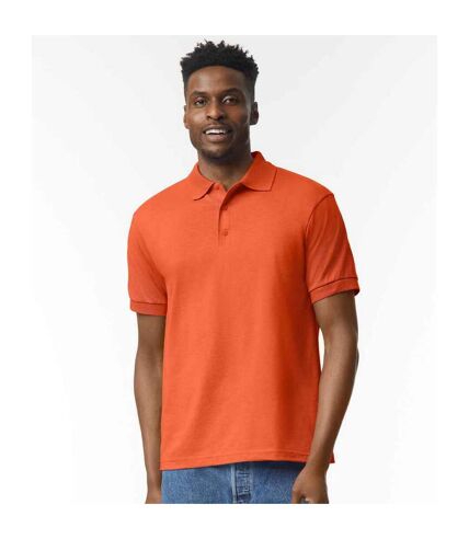 Mens dryblend polo shirt orange Gildan