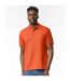 Polo homme orange Gildan