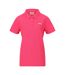 Polo Motif/style Logo Femme Rose Vif Slazenger-1