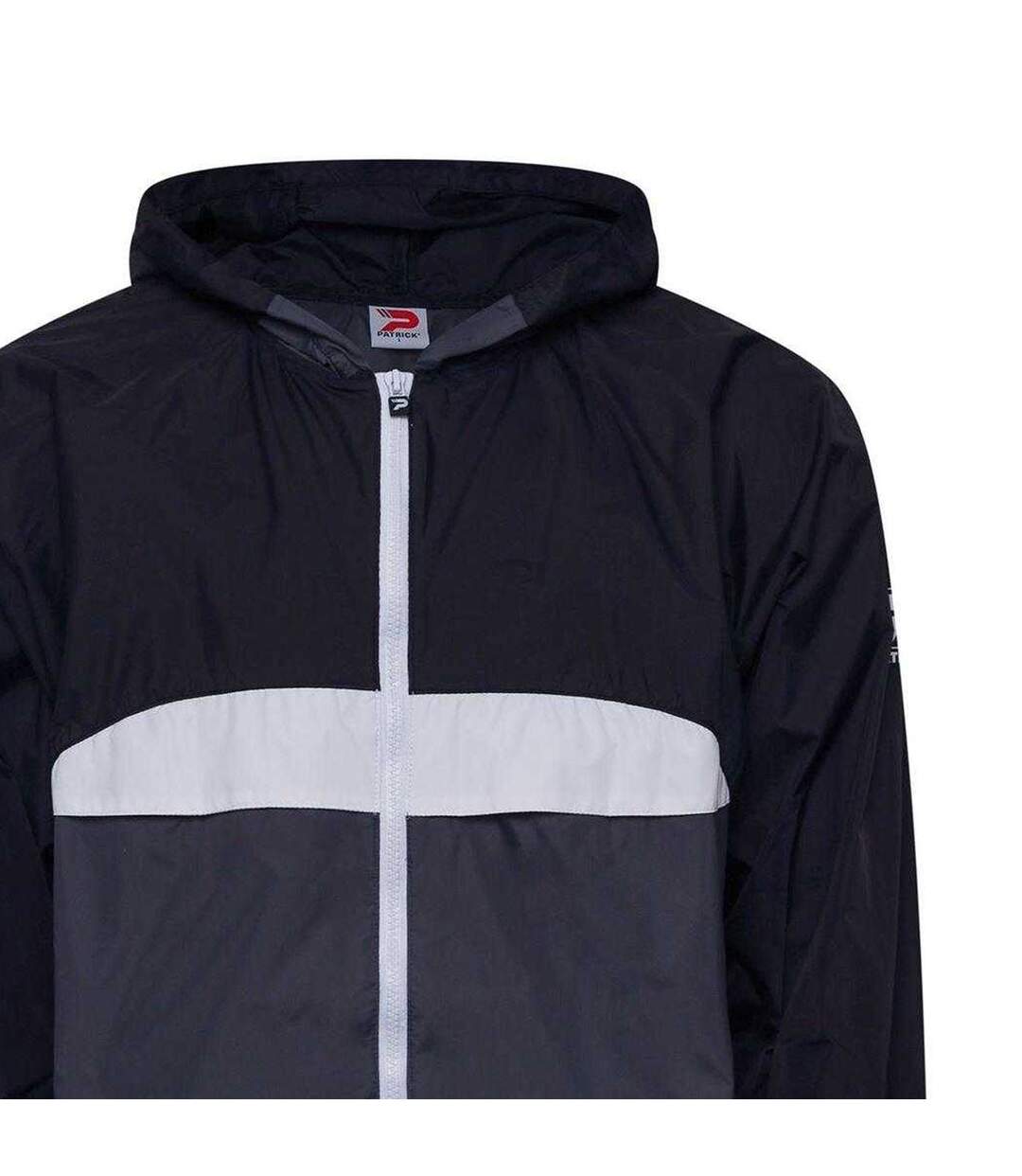 Mens Classic Hooded Cagoule Black Patrick-3