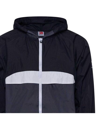 Mens Classic Hooded Cagoule Black Patrick