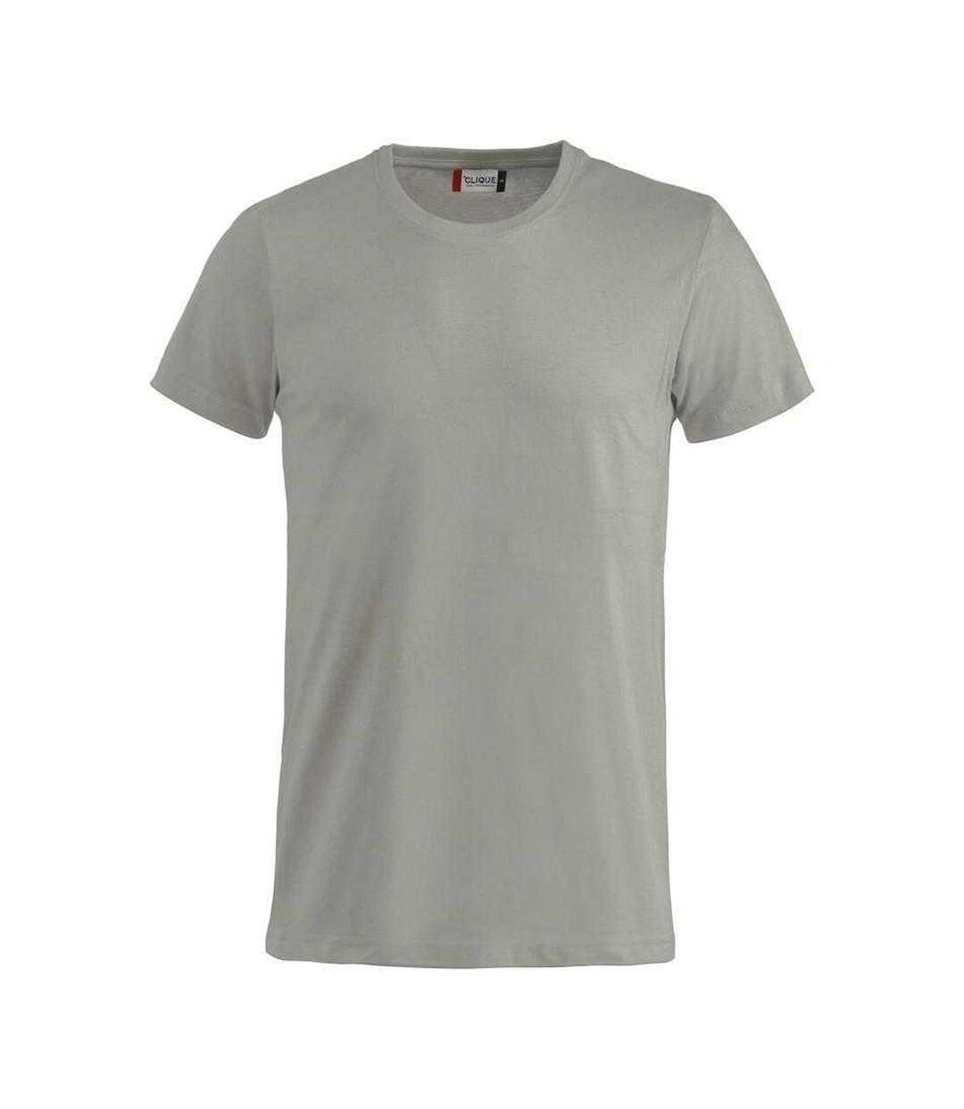 T-shirt Basic Homme Argenté Clique-1