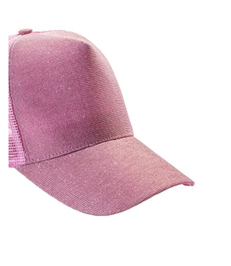Casquette Trucker New York Adulte Rose Clair Result Headwear