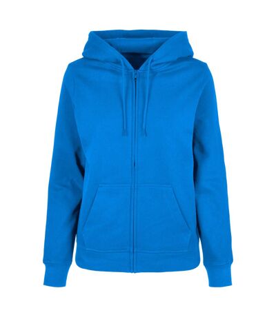 Veste à capuche basic femme bleu intense Build Your Brand