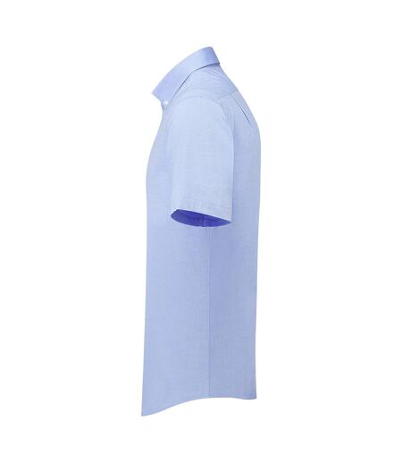Chemise Habillée Manches Courtes Supreme Homme Bleu Oxford Premier