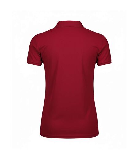 Polo Luxury Femme Rouge Foncé Tee Jays