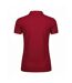 Polo Luxury Femme Rouge Foncé Tee Jays-2