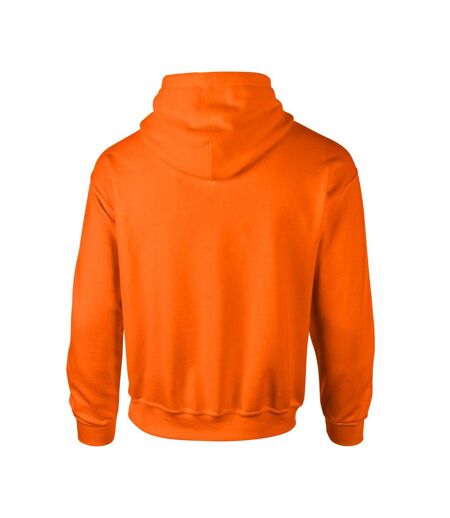 Sweat À Capuche Adulte Orange Fluo Gildan