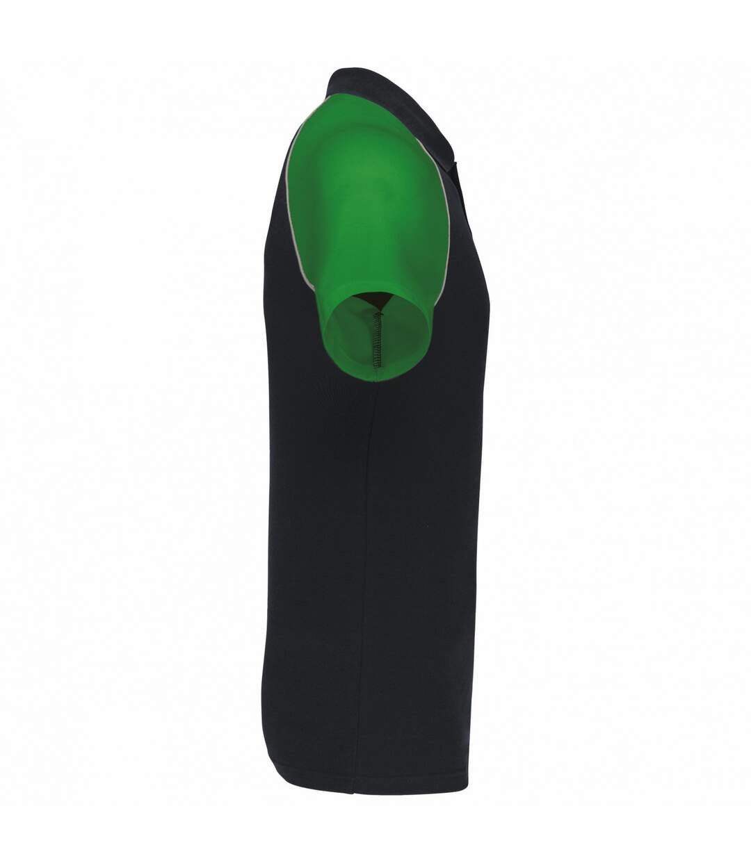 Polo homme noir / vert Kariban Kariban