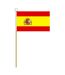 Spain Hand Flag (Pack of 12) (Red/Yellow) (22cm x 15cm) - UTSG19608