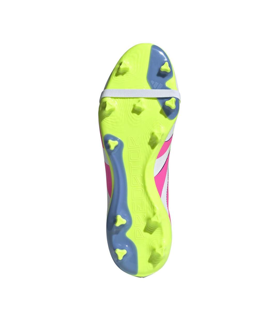 Chaussures À Crampons Pour Terrain Ferme Predator League Homme Blanc Nuage Jaune Fluo Rose Fluo Adidas-4