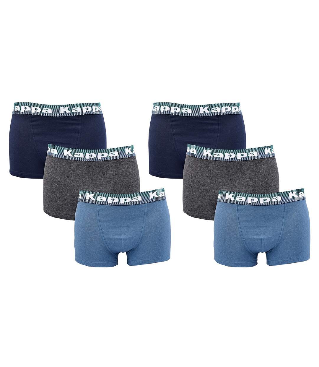 Boxer homme KAPPA Pack de 6 Boxers 1090-2