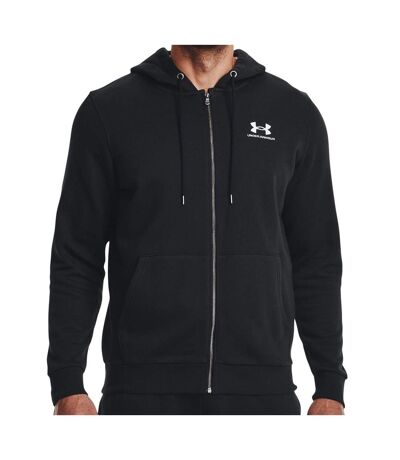 Sweat Zippé Noir Homme Under Armour Essential