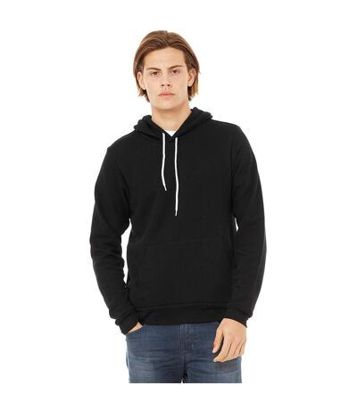 Sweatshirt Polaire À Capuche Unisexe Noir Bella + Canvas