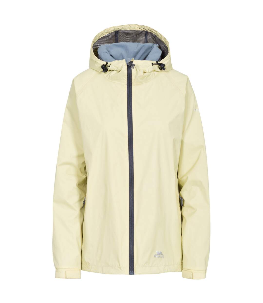 Veste imperméable tayah femme jaune pâle Trespass