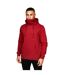 Mens Venmark Snood Collar Hoodie Red Juice-2