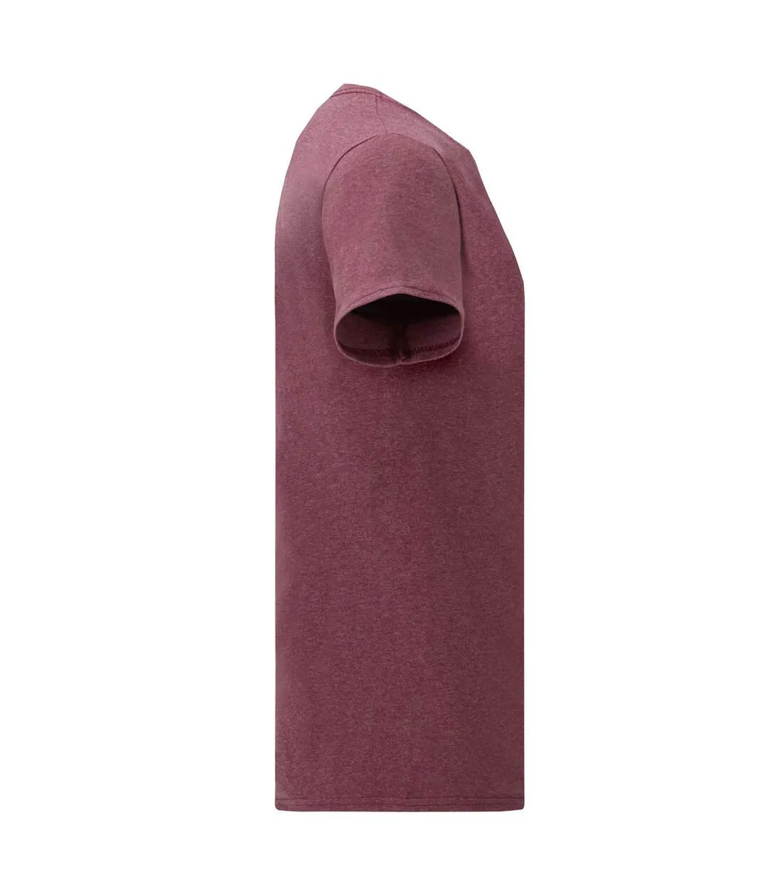 T-shirt Valueweight Adulte Bordeaux Chiné Fruit Of The Loom-3