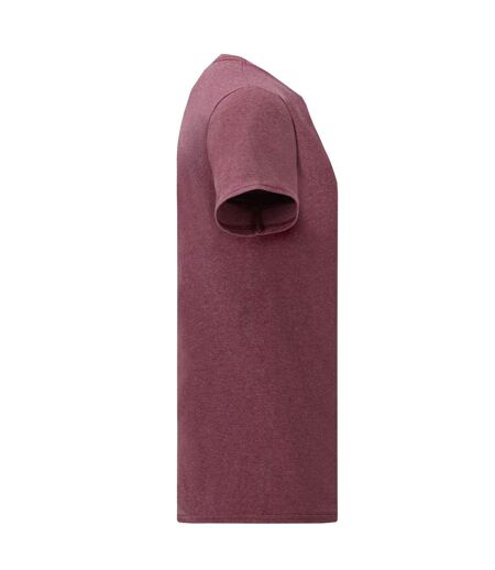 T-shirt Valueweight Adulte Bordeaux Chiné Fruit Of The Loom