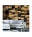 Papier Peint Protected By the Wooden Weave 50x1000cm-1