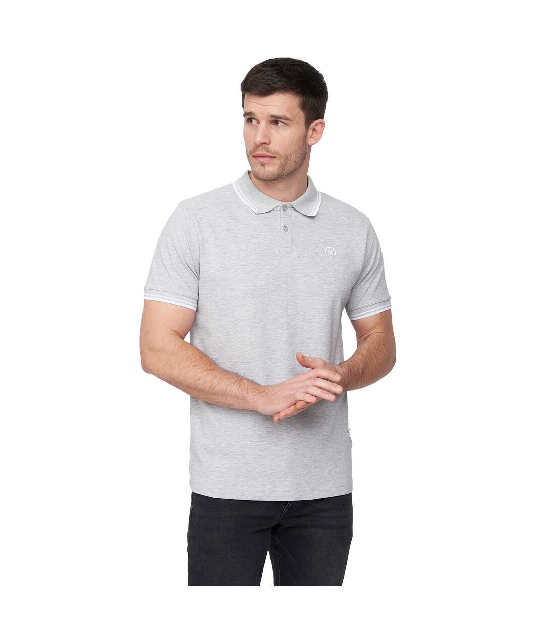 Duck and Cover Mens Hendamore Polo Shirt (Grey Marl)