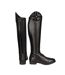 Womens/ladies Union Jack Long Riding Boots Black Hy-1